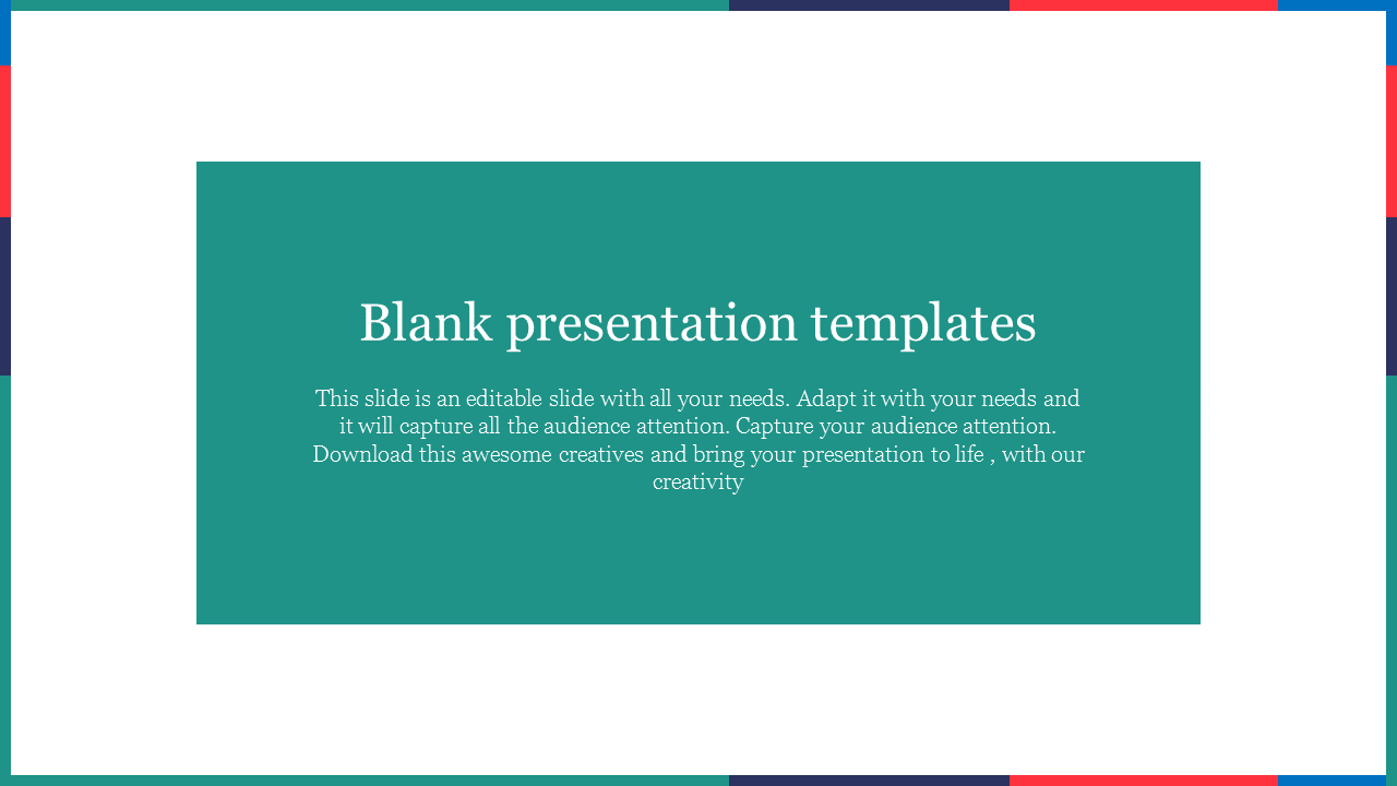 blank powerpoint presentation download